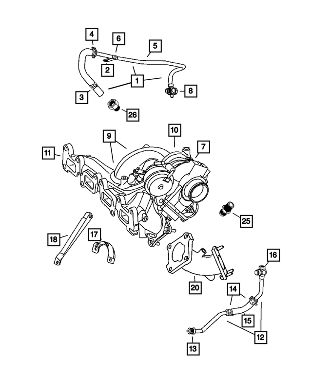 4884285AC - Fuel: Hose for Mopar Image