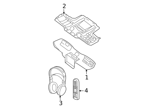 Overhead Console for 2005 Ford Explorer #1