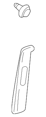 7627065D106GS - Body: Upper Center Pillar Trim for Suzuki Image