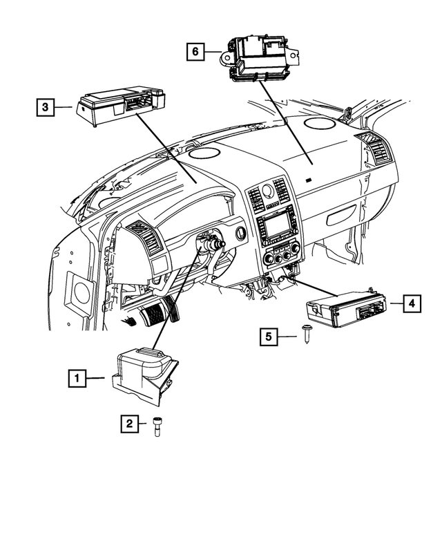 « 68056277AA –  : Interface De Système De Véhicule Module pour Mopar Image »