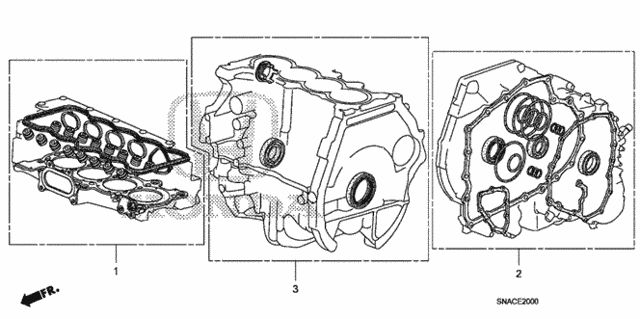 Gasket Kit (1.8L) for 2010 Honda Civic #0