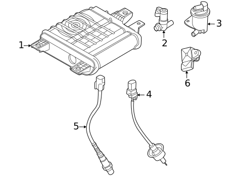 Emission Components for 2025 Hyundai Tucson #0
