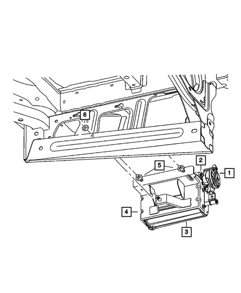 Vacuum Canister/Leak Detection Pump for 2008 Jeep Commander #0