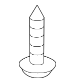 865793K000 - Body: Bumper Cover Screw for Hyundai Image