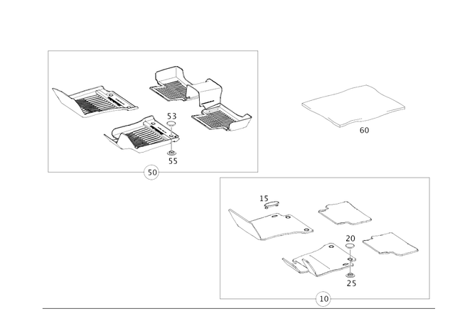 9982077 - Trim: Snap Fastener for Mercedes-Benz Image