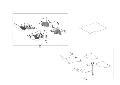 Floor Mats for 2025 Mercedes-Benz E53 AMG #0