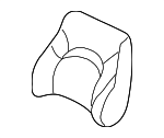 8837039720PDN - : 2001-2003 Hyundai Seat Back Cover for Hyundai: XG300, XG350 Image