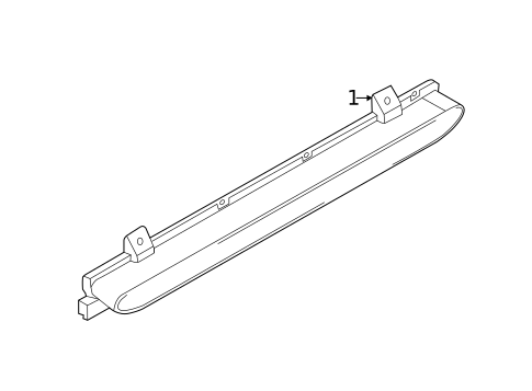 High Mounted Stop Lamp for 2013 Mini Cooper #0