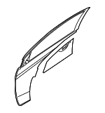 5700B495 - : Outer Panel for Mitsubishi: Mirage, Mirage G4 Image