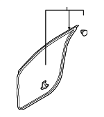 5725A211 - : Door Weather-Strip for Mitsubishi: Mirage, Mirage G4 Image