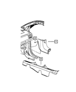 6509109AA - Interior Trim: Nut for Mopar Image