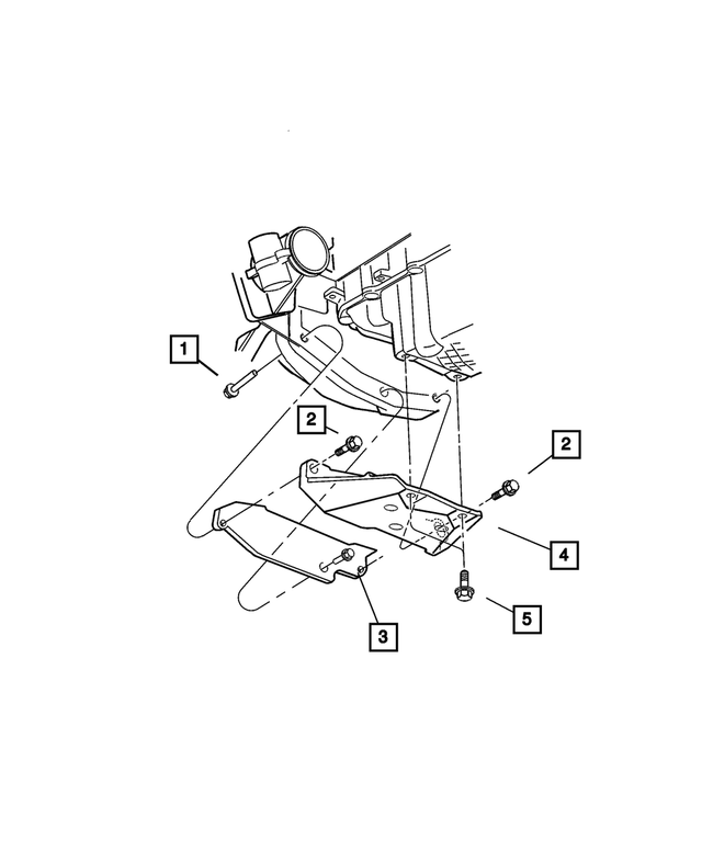 4891641AA - Getrag Manual Transaxle 5 Speed: Structural Collar for Mopar Image