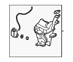 986101R000 - Body: Washer Reservoir for Hyundai: Accent Image