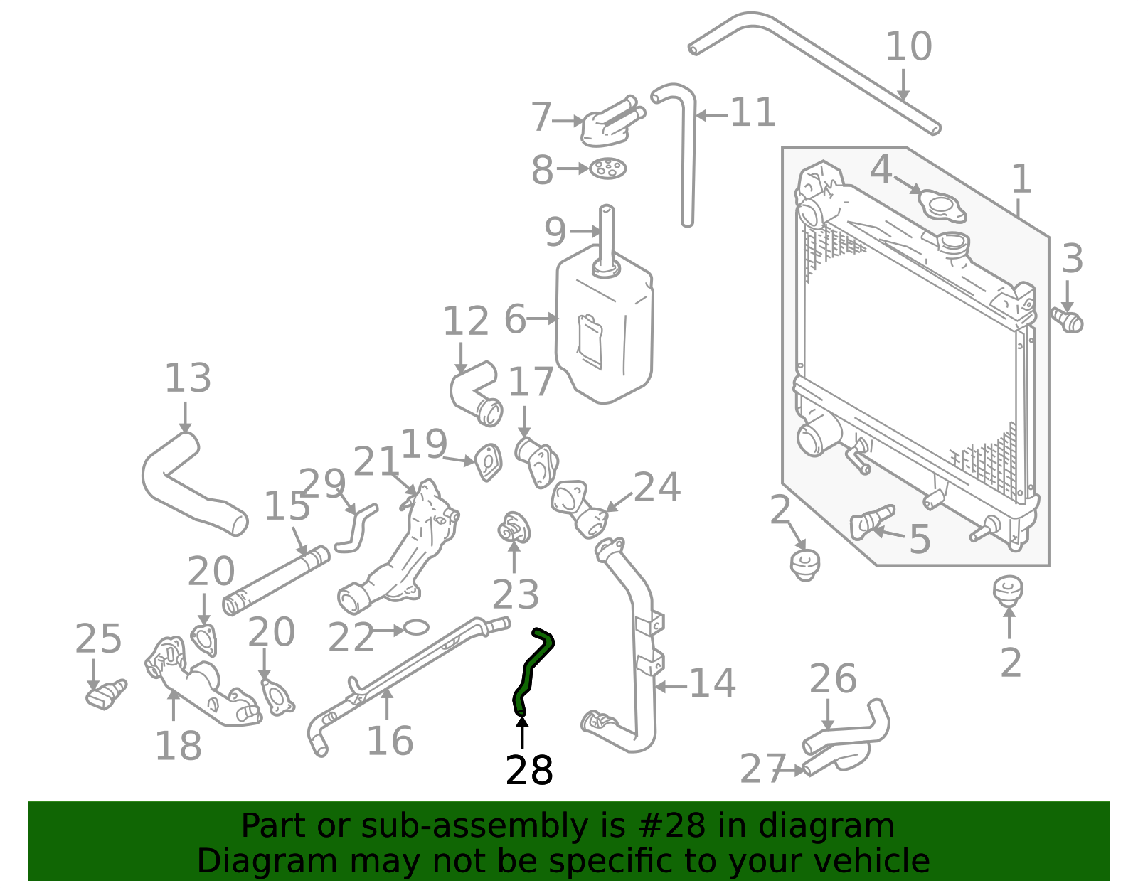 1999-2008 Suzuki By-Pass Hose 17857-77E00 | Suzuki Automotive Parts
