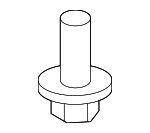 W721192S439 - Suspension: Mount Bracket Lower Bolt for Ford: Bronco Image