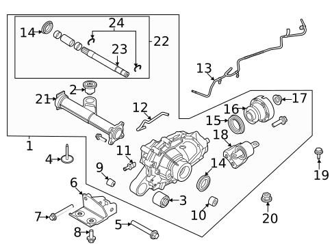 Carrier & Components for 2025 Ford Bronco #1