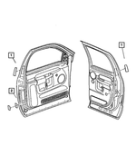 68000302AA - Labels All Vehicle Locations: Air Bag Warning Label for Dodge: Ram 1500, Ram 2500, Ram 3500 | Ram: ProMaster 1500, ProMaster 2500, ProMaster 3500, ProMaster EV Image