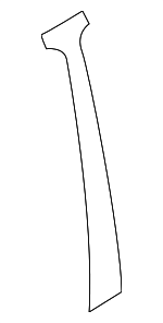 96349121 - Body: Black Out Tape for Chevrolet: Aveo, Aveo5 | Pontiac: G3 Image