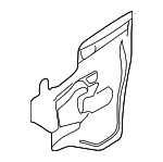 808615AA0A - Body: Water Shield for Nissan: Murano Image