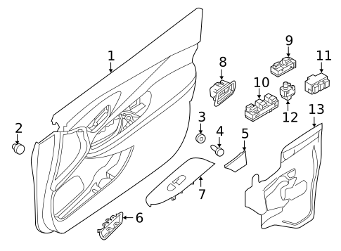 Mirrors for 2024 Nissan Murano #1