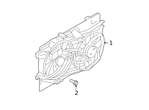 Cooling Fan for 2017 Ford Flex #0