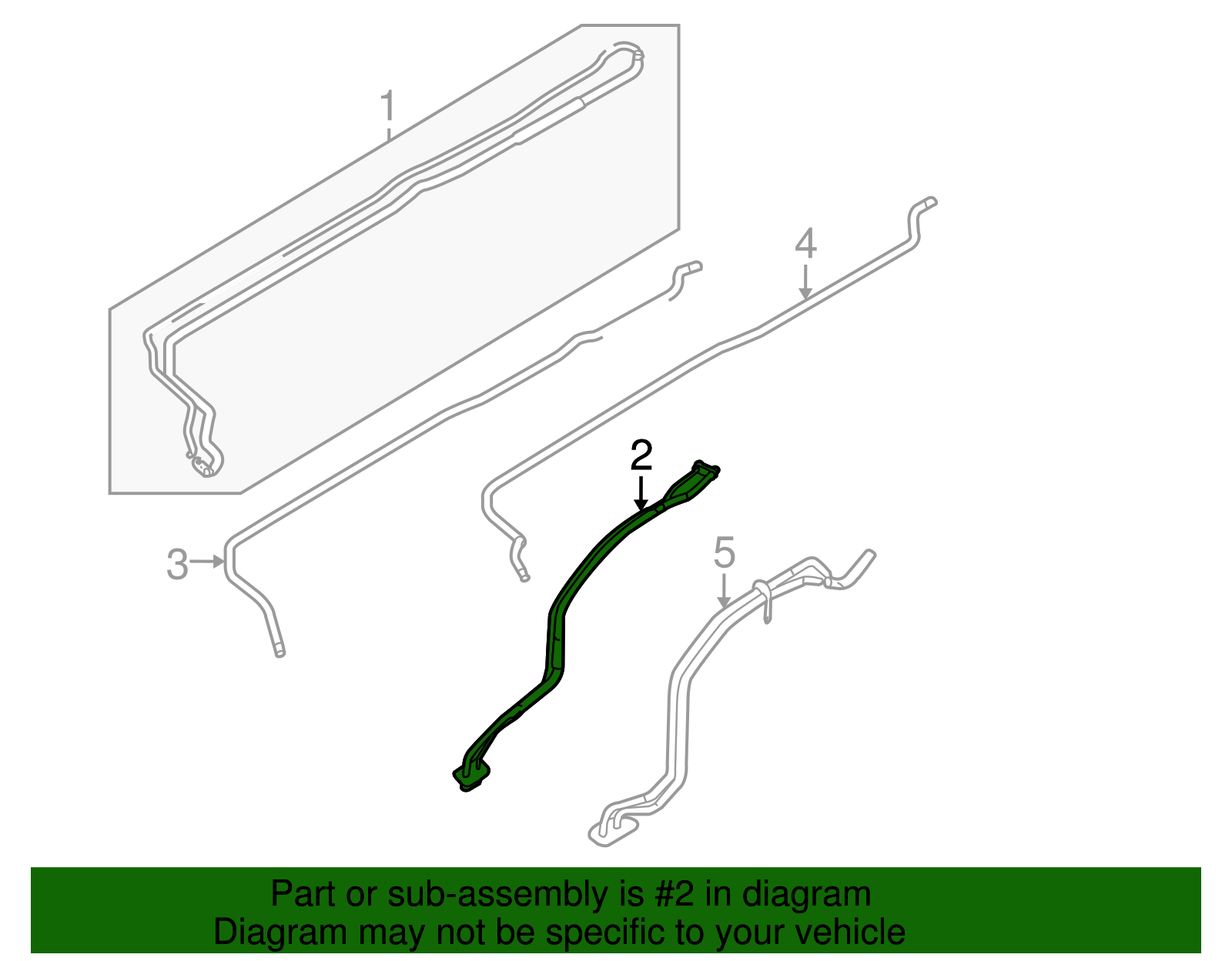 Cooler Pipe - Nissan (92470-ZE60A)