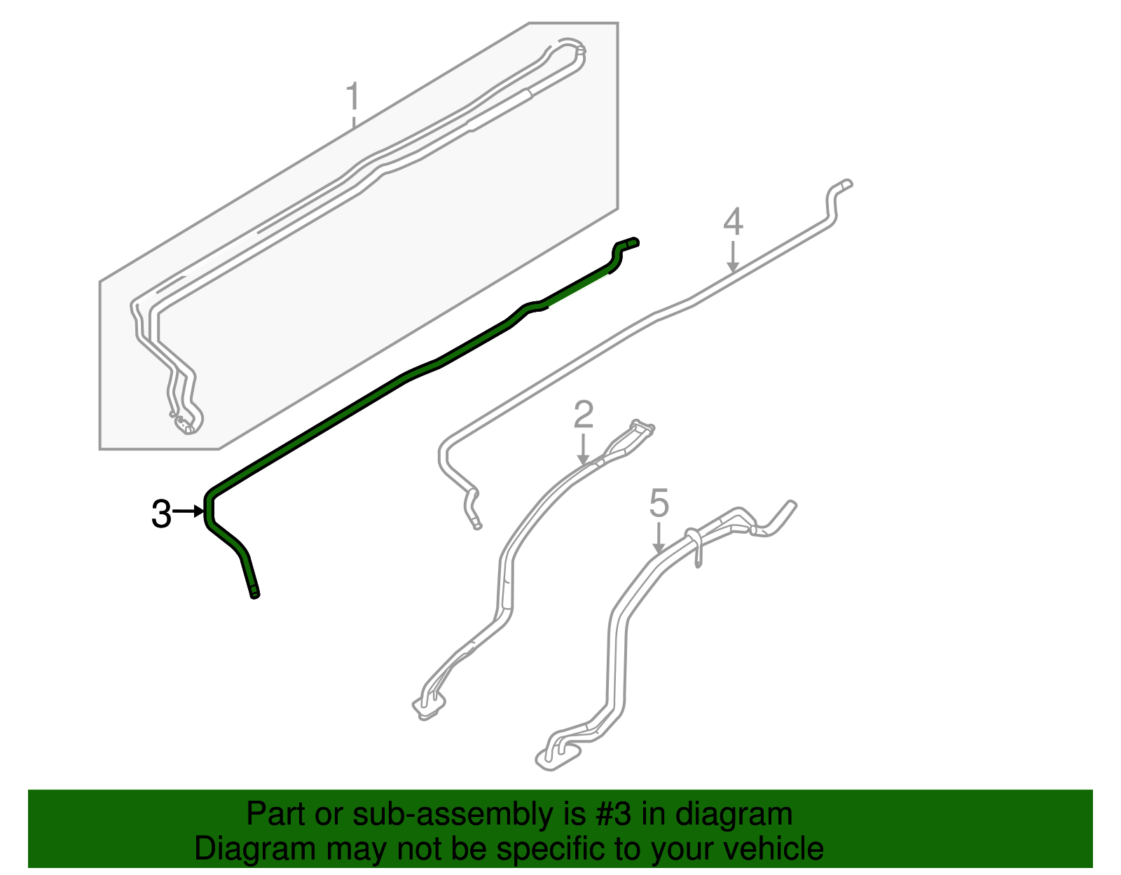 Front Hose - Nissan (92420-5Z000)