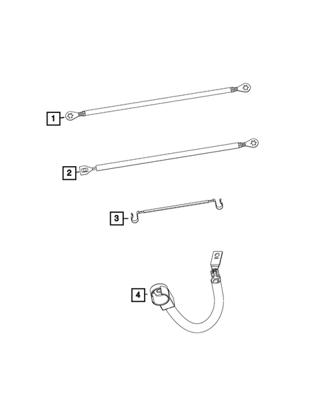 Battery, Battery Tray and Cables for 2020 Dodge Durango #4
