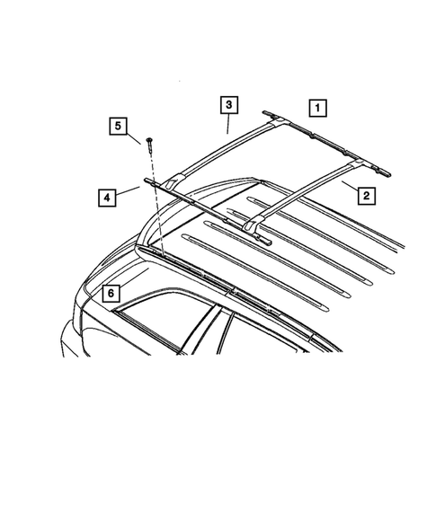 Luggage Rack for 2007 Chrysler Pacifica #0