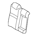 7107706C41A7 - Body: Seat Back Cover for Toyota: Camry Image