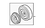 68461377AB - HVAC: Clutch &amp; Pulley for Mopar Image