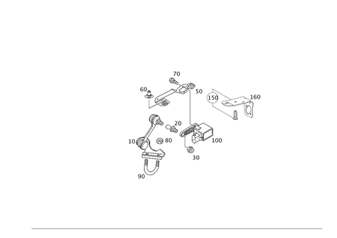 Regulation of Dynamic Headlamp Range Control, Front for 2005 Mercedes-Benz C320 #0