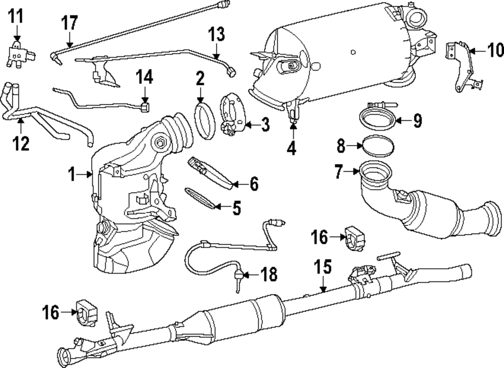 Genuine OEM Catalytic Converter | 4474902901 | Fits Select