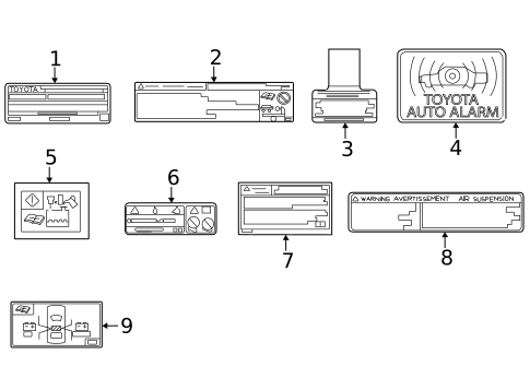 Information Labels for 2025 Toyota Tundra #0