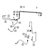 5166008AA - Brakes: Brake Hose Bracket for Mopar Image