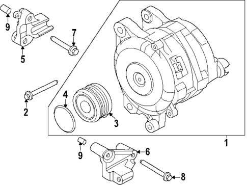 Alternator for 2025 Ford Explorer #0