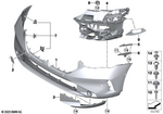 51115A36024 - Vehicle Trim: Bumper Cover Bottom Right for BMW Image