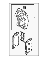 58110T6300 - : Caliper Assembly for Hyundai Image