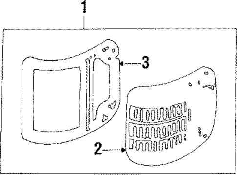 Signal Lamps for 1987 Mazda 323 #0