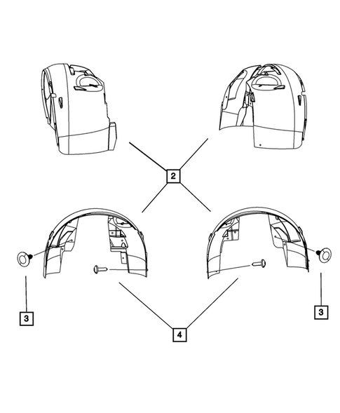 Fenders for 2009 Chrysler Town & Country #1