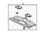 84500SZ3A01ZB - Body: Pkg Tray Trim for Acura: RL Image