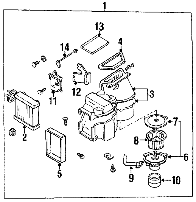 272300B000 - HVAC: Fan for Nissan: Quest Image