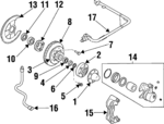 8971027571 - : Brake Hose for Acura Image