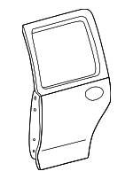 YL8Z7824630AA - Body: Door Shell for FORD Image