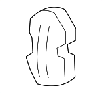 91503TK8A01 - Body: Belt Molding Clip for Honda: Odyssey Image