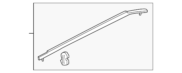 OEM 2011-2017 Honda Odyssey Belt Molding 72950-TK8-A01 | Honda