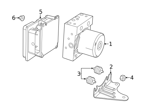 ABS Components for 2019 Fiat 500 #0