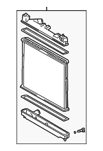 1640021121 - Belts &amp; Cooling: 2004-2006 Scion - Radiator Assembly for Scion: xA, xB Image