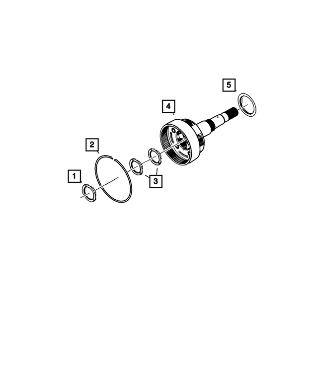 4799459 - Automatic Transmission Multi-Speed: Needle Roller Thrust Bearing for Mopar Image