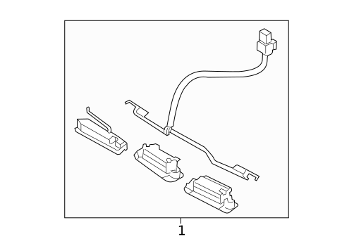 License Lamps for 2012 Kia Sportage #0